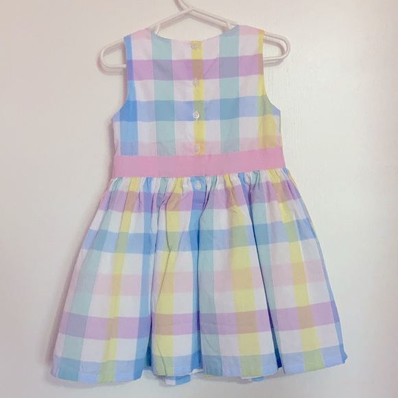 Toddler girl’s gingham dress - Picture 2 of 3